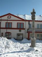 Bruntál, Nám. Míru, zima