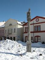 Bruntál, Nám. Míru, zima